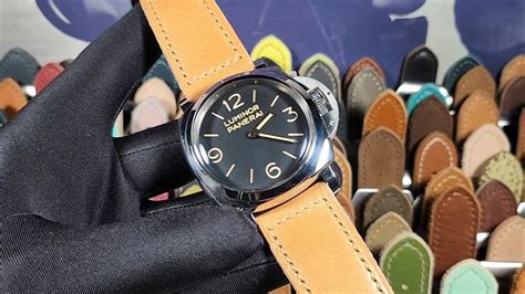 tapered straps on a panerai|aftermarket Panerai watch straps.